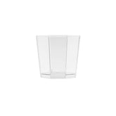Clear Hexaganal Plastic Dessert Cup - hotpackwebstore.com